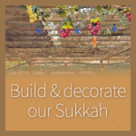 Build and decorate our Sukkah