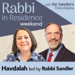Rabbi in Residence: Havdalah led by Rabbi Sandler